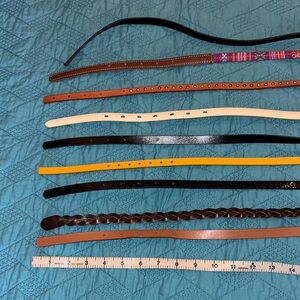Collection of Small Belts